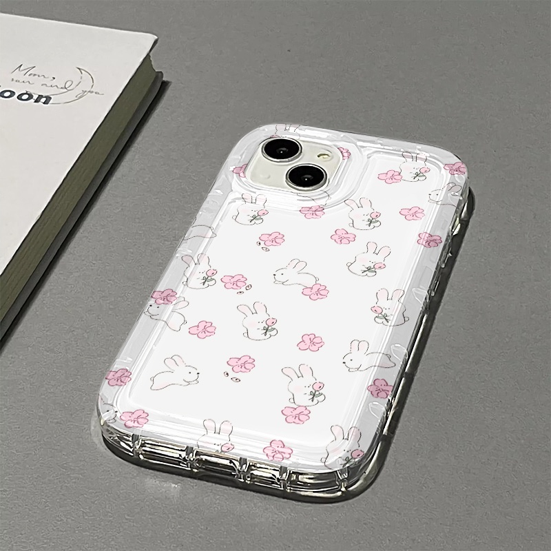 Ốp Điện Thoại Silicon TPU Mềm Trong Suốt In Họa Tiết Dễ Thương Cho IPhone 14 12 13 Pro Max 11 XS XR X 8 + 7 Plus