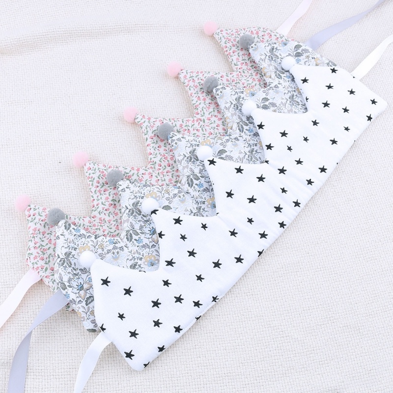 Mũ Beanie Mềm Mại Hình Vương Miện Dành Cho Bé Sơ Sinh Chụp Ảnh