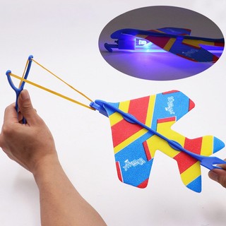 Máy bay đồ chơi có đèn led diy dành cho trẻ em