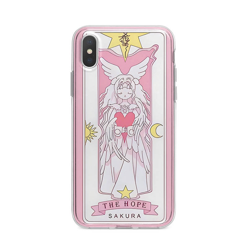 Cardcaptor Sakura Magic Array Mobile Phone Shell for iPhone Two-Dimensional All-Inclusive Anime for iPhone 6S/7P Xs XR Xsmax 11 12 13mini 14 Pro Max 4doS