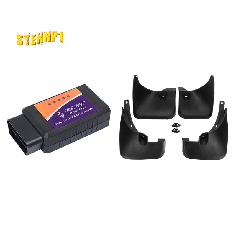 Máy Quét Bluetooth Mini Obd2 Pro Obdii Elm327 Obd2 V2.1 Obd 1Set Có Nắp Chắn Bùn Trước Và Sau Cho Xe Hơi