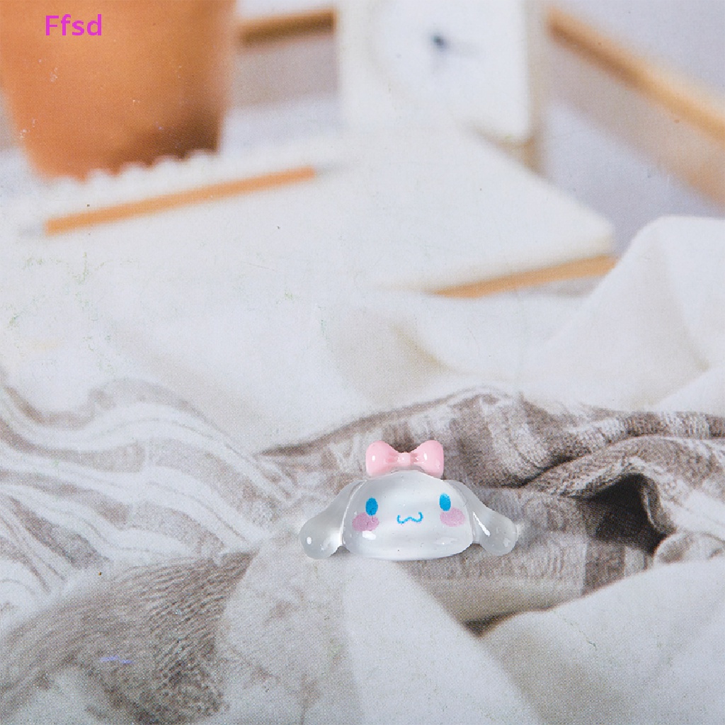 {Ffsd} Set 10 Phụ Kiện Đồ Chơi Hình Động Vật Hoạt Hình Bằng Resin Resin Tự Làm Trang Trí Ốp Điện Thoại Di Động