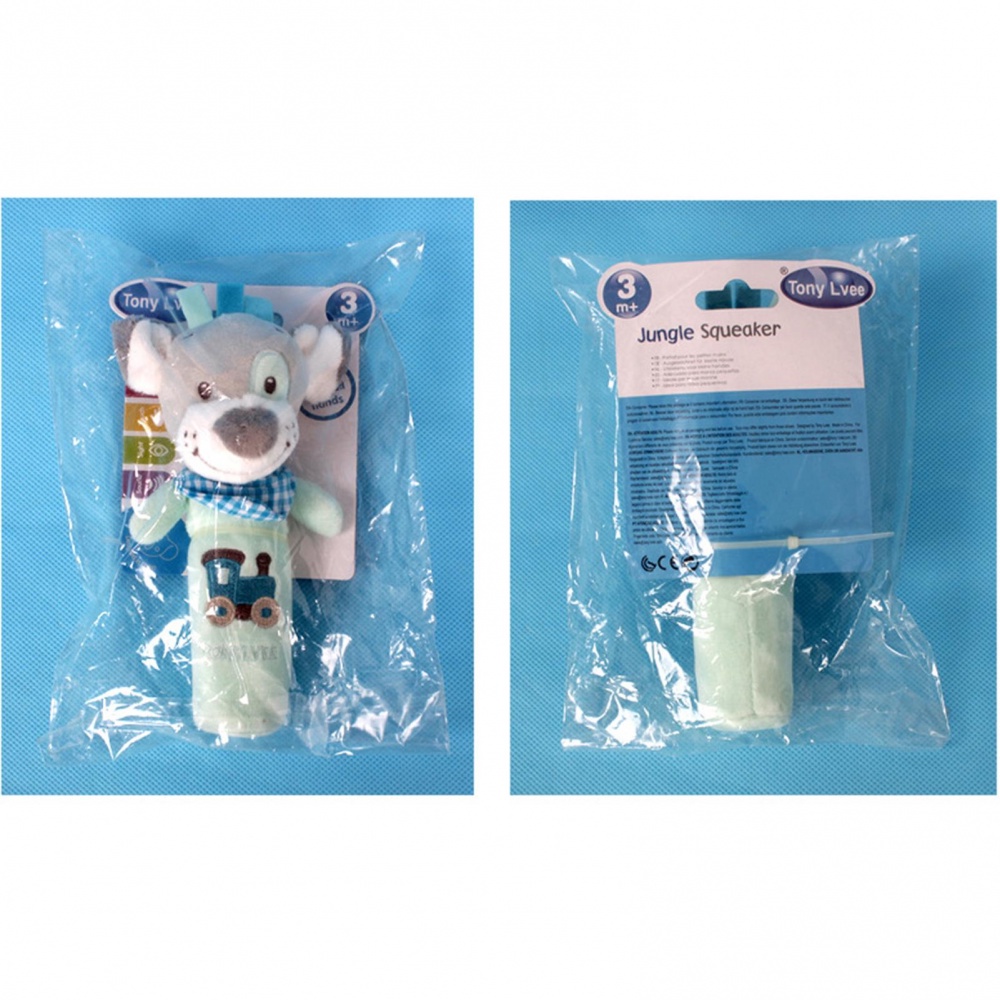 Đồ Chơi Nhồi Bông Cầm Tay Mềm Mại Thoải Mái Hình Động Vật Dễ Thương Cho Bé