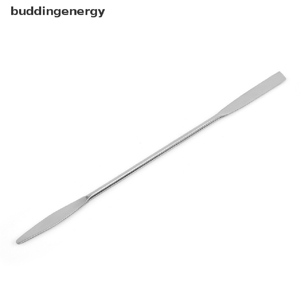 {BUDDI} Muỗng Trộn Mỹ Phẩm Hai Đầu Bằng Thép Không Gỉ Cho Bảng Pha Màu {BUDDI}