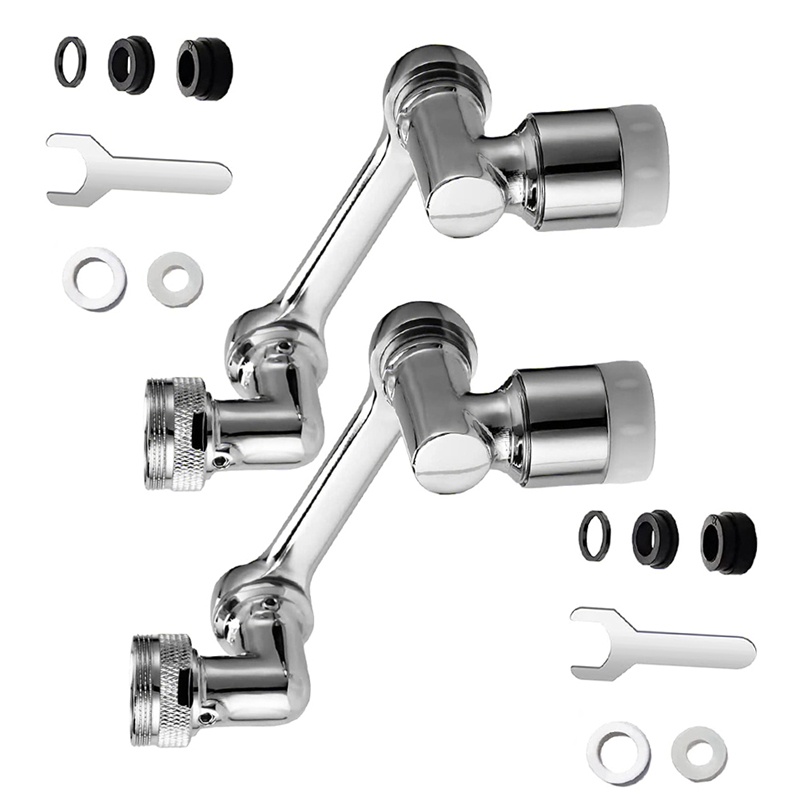 2 Chiếc Cho Bồn Rửa Nhà Tắm Nâng Cấp 1080°Đầu Vòi Sục Khí Thông Dụng Cho Nhà Bếp &amp; Nhà Tắm