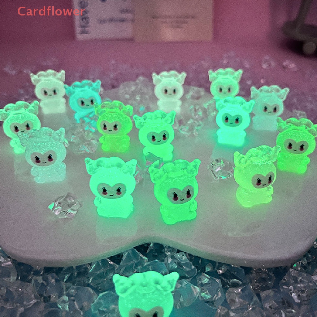 Bộ 10 Kẹp Tóc Nhựa Hoạt Hình 3D Phát Sáng Độc Đáo