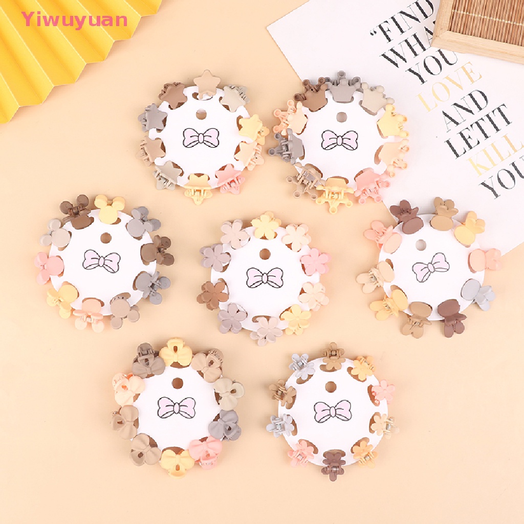 Bộ 10 Kẹp Tóc Càng Cua Nhiều Kiểu Dáng Mới