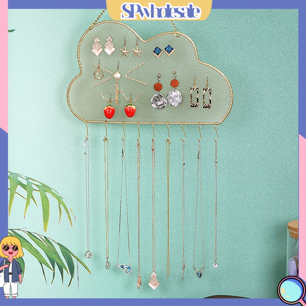 <SPwholesale> Giá Đỡ Trưng Bày Trang Sức Hình Tai Mèo Bằng Sắt Rèn Luyện Không Gian