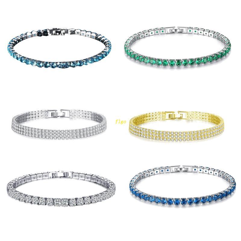 Vòng Đeo Tay Xếp Chồng Lên Nhau Đính Đá Zirconia flgo