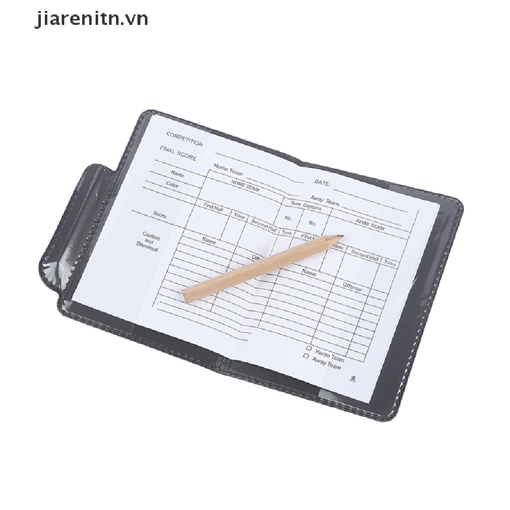 Jiarenitn sport football soccer referee wallet notebook with red card and yellow card vn