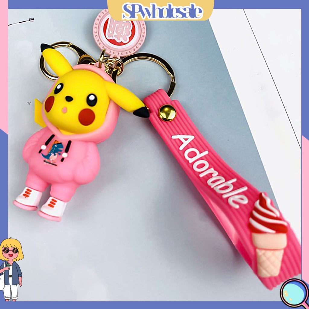 <SPwholesale> Giá Đỡ Chìa Khóa / Túi Xách / Móc Khóa Hình Nhân Vật Hoạt Hình Pokemon