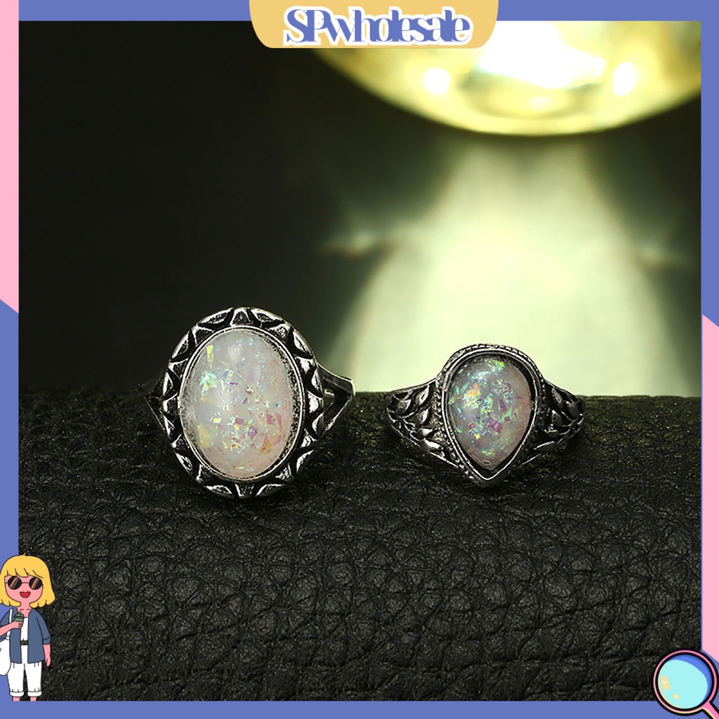 <SPwholesale> Set 8 Nhẫn Đeo Khớp Ngón Tay Phong Cách Vintage