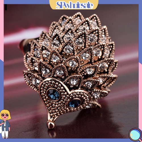 <SPwholesale> Nhẫn Hình Nhím Phong Cách Bohemian Cổ Điển Cho Nữ