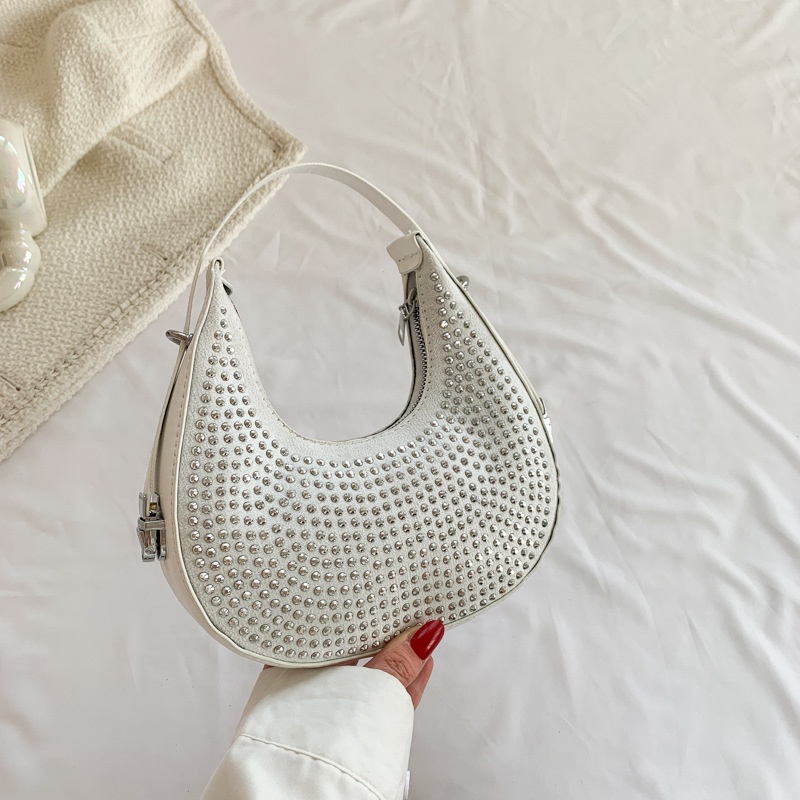 Túi Xách Đeo Vai Mini Đính Đá Thời Trang Mùa Xuân 2023 Cho Nữ