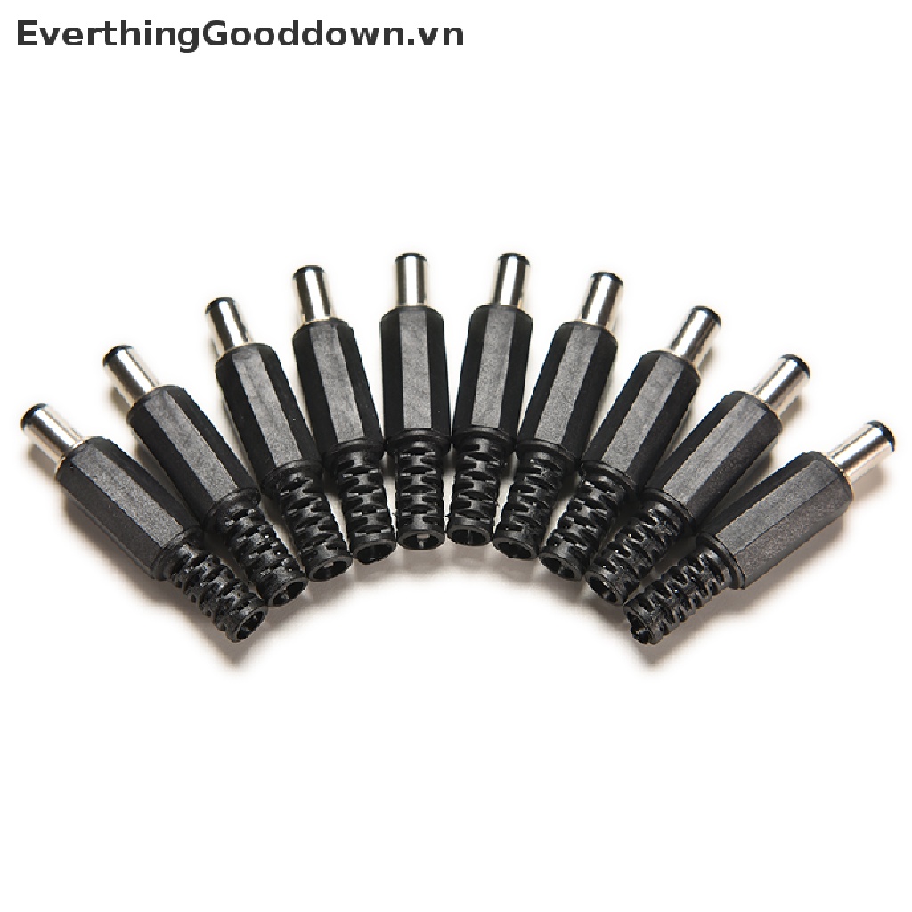 Set 10 Phích Cắm DC 2.1mm / 5.5mm Chuyên Dụng Dành Cho CCTV