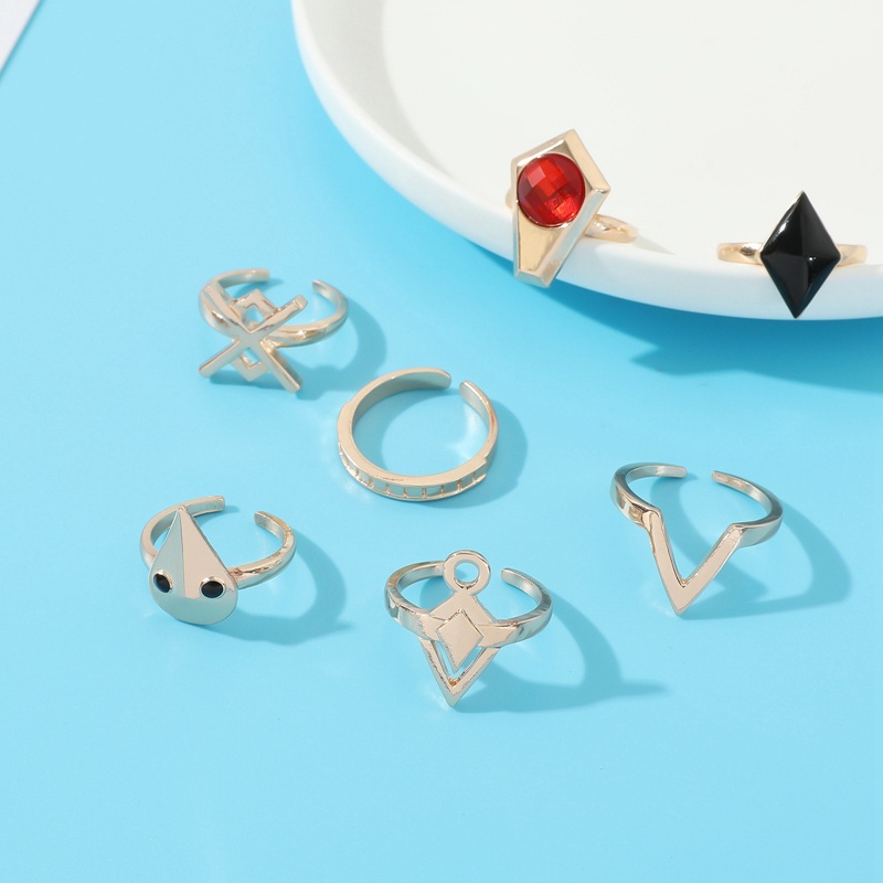 Nhẫn Đeo Tay 7 Trong 1 Có Thể Điều Chỉnh Hóa Trang Nhân Vật Hoạt Hình Genshin Va Chạm Hutao