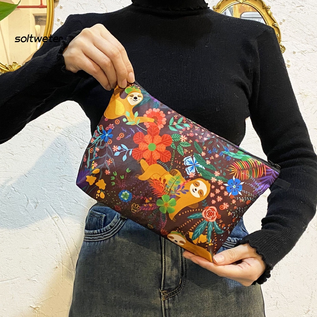 Túi Đựng Mỹ Phẩm Chống Rách Đa Năng Có Khóa Kéo Tiện Dụng