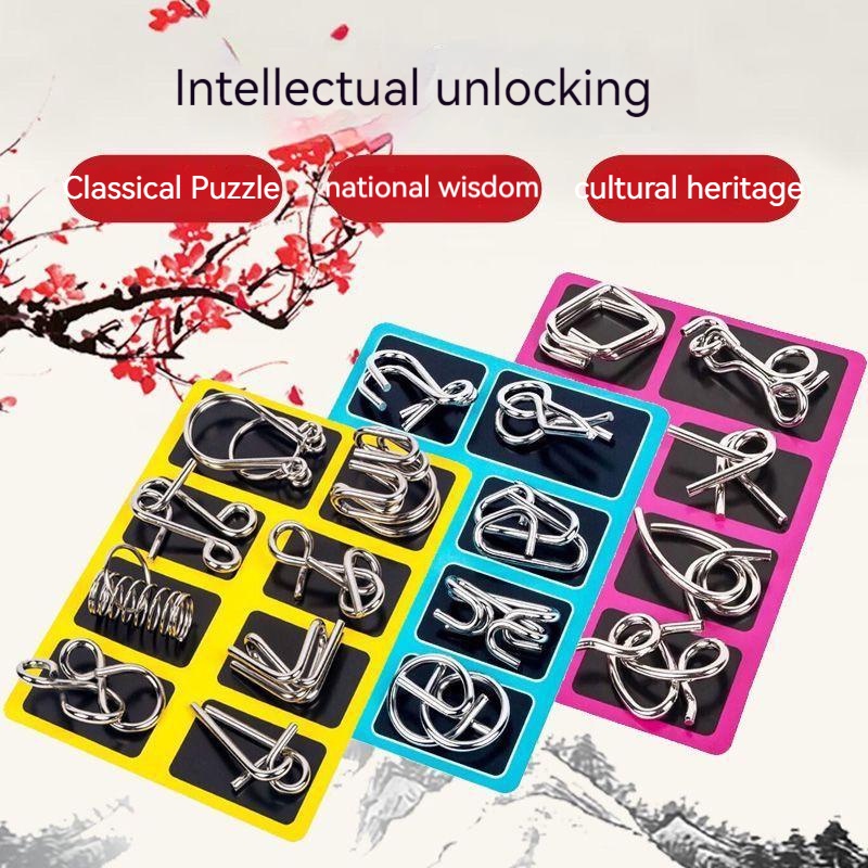 Set 32 Vòng Sắt Rèn Luyện Trí Thông Minh Cho Bé