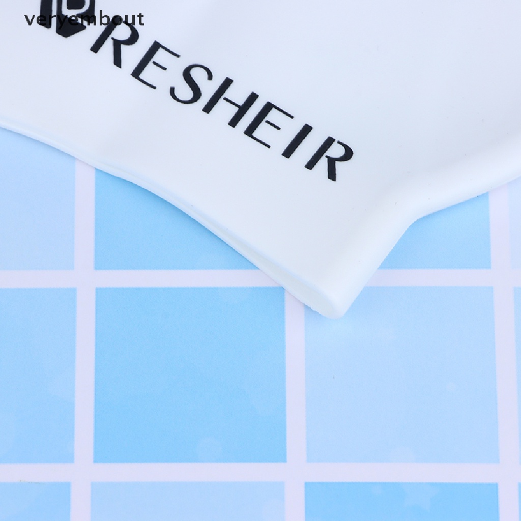 1 Mũ Bơi Silicon Chống Thấm Nước Co Giãn Tốt Thiết Kế Đáng Yêu Cho Bé