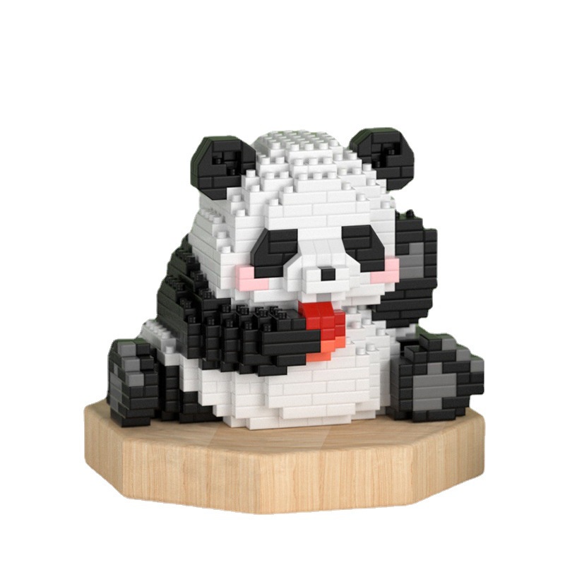 Đồ Chơi Lắp Ráp Mô Hình Hoa Gấu Trúc Cỡ Nhỏ Dễ Thương