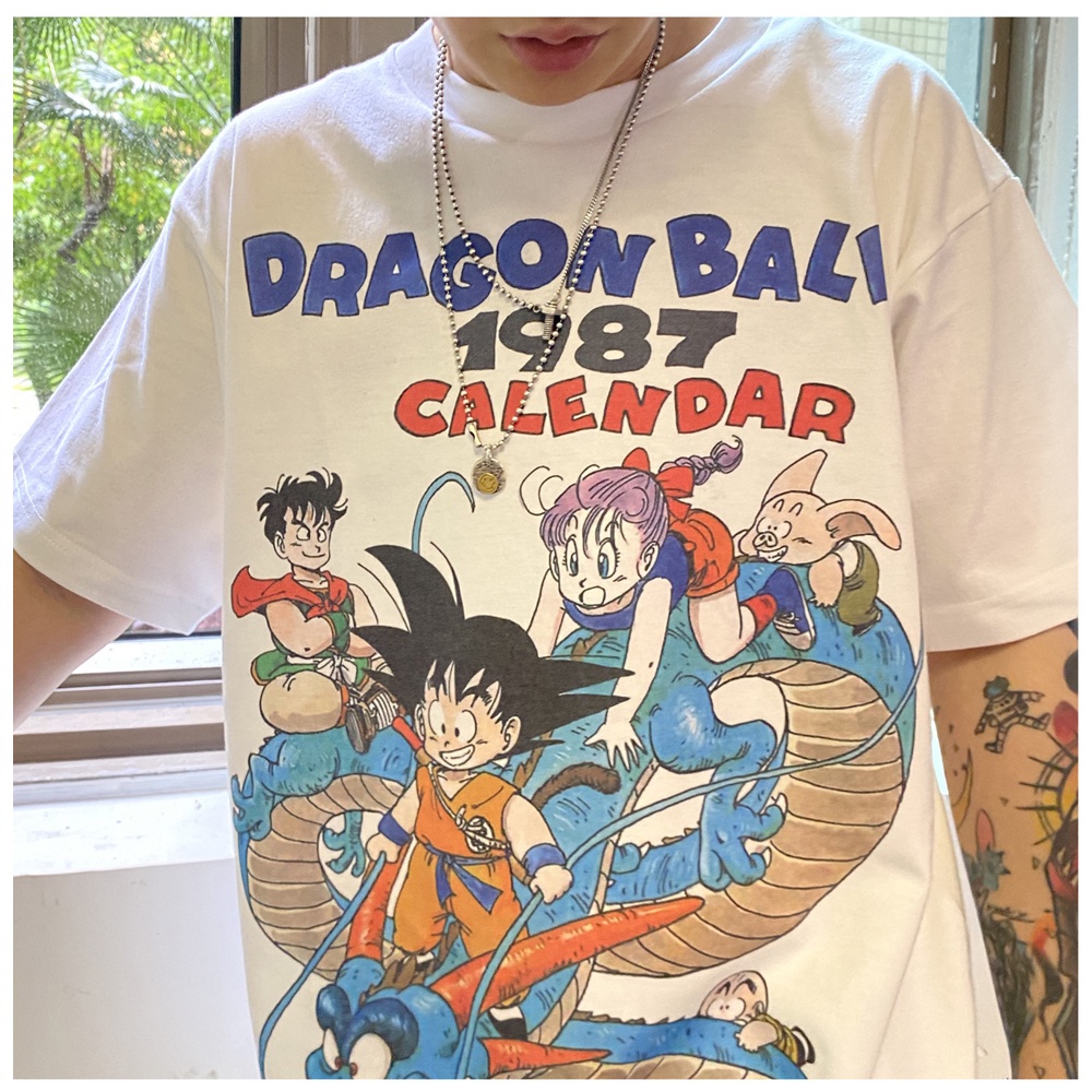Áo Thun Nam Ngắn Tay In Hình Dragon Ball Z 3D