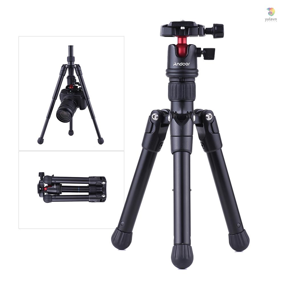 Tấm Giá Đỡ Ba Chân Để Bàn Mini Xốp Gọn Nhẹ Tháo Gỡ Nhanh Cho Điện Thoại Thông Minh / Máy Ảnh Di Động yula yula) Andoer