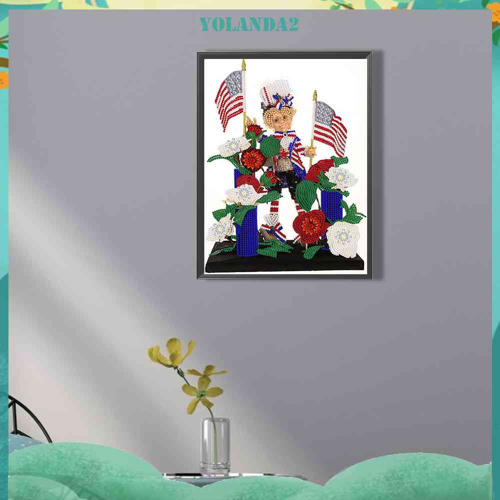 Bộ Tranh Đính Đá 5D Họa Tiết Hoạt Hình Độc Đáo DIY Dùng Trang Trí Nhà Cửa