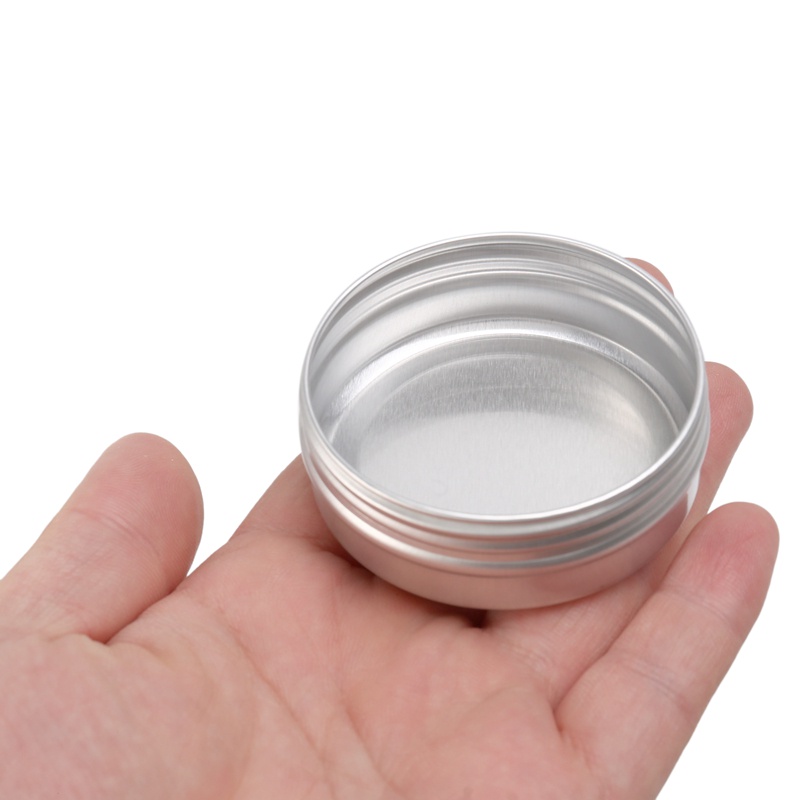 Lọ Rỗng Bằng Nhôm Đựng Mỹ Phẩm / Nến / Gia Vị Dung Tích 12X50Ml