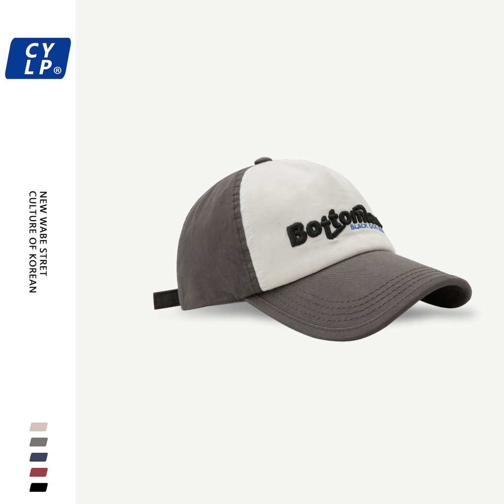 Mũ Lưỡi Trai Thêu Chữ Ba Chiều Thời Trang Đường Phố Hàn Quốc Dành Cho Nữ