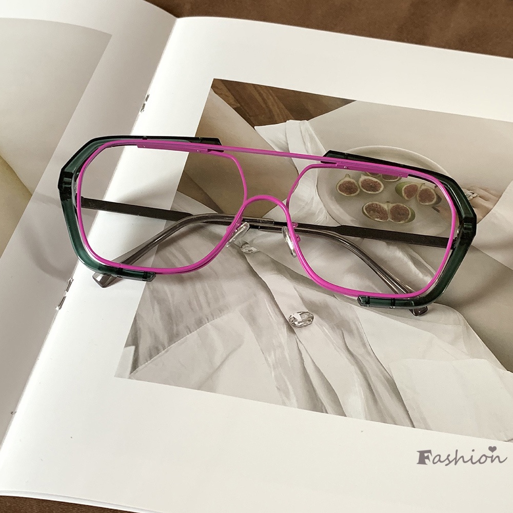 Mắt Kính Gọng Kim Loại Phong Cách Cổ Điển