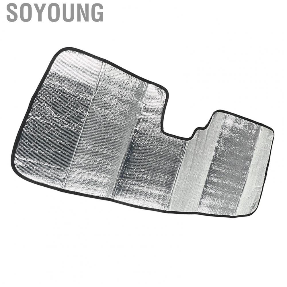 Soyoung Car Sun Shade  Long Service Life Heat Protection Space Saving Front Window Sunshade Cover for