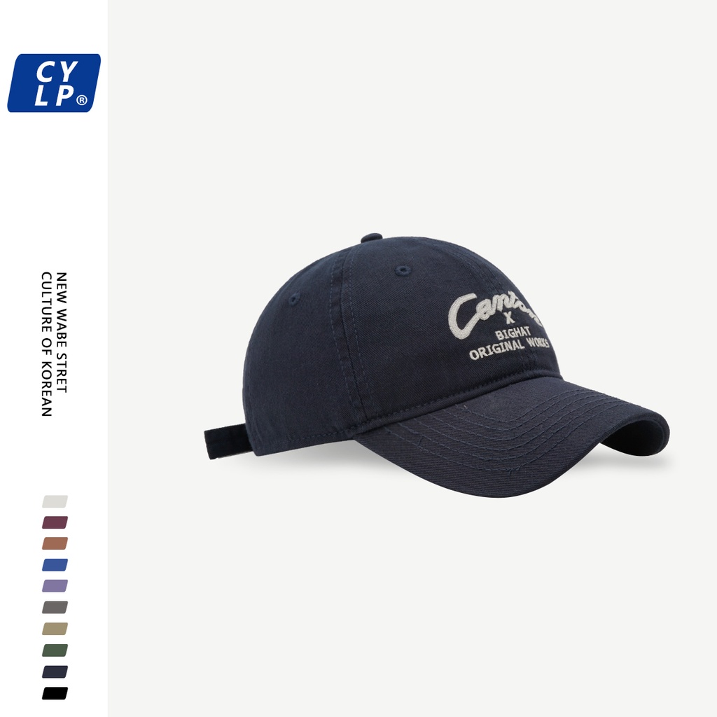 Mũ Lưỡi Trai Thêu Chữ Phong Cách Đường Phố Hàn Quốc Thời Trang