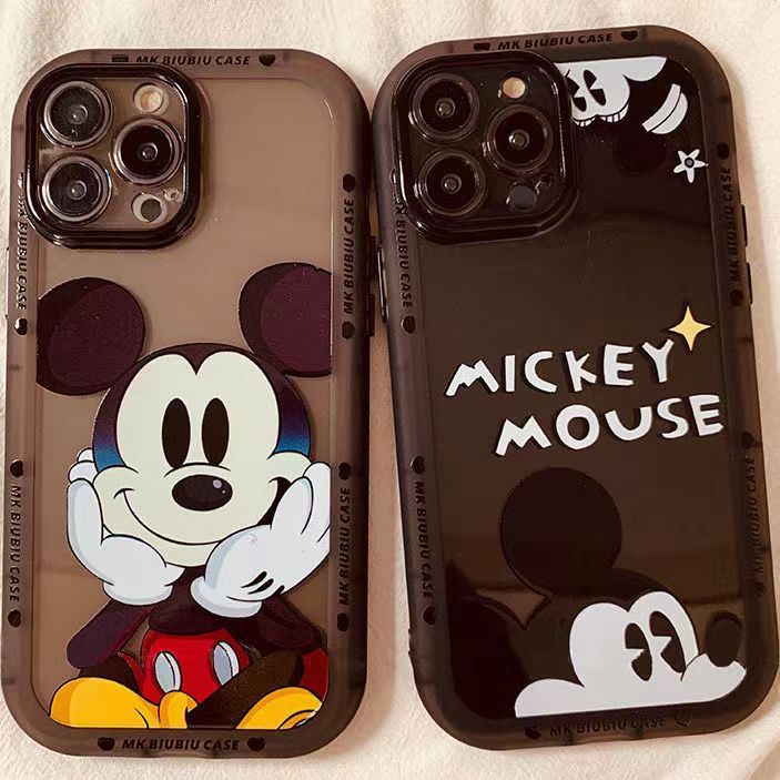 ✅Ốp Điện Thoại Dẻo Trong Suốt Họa Tiết Hoạt Hình Mickey Dễ Thương Cho iPhone13 8P / 7 11 / promax12 14Ue