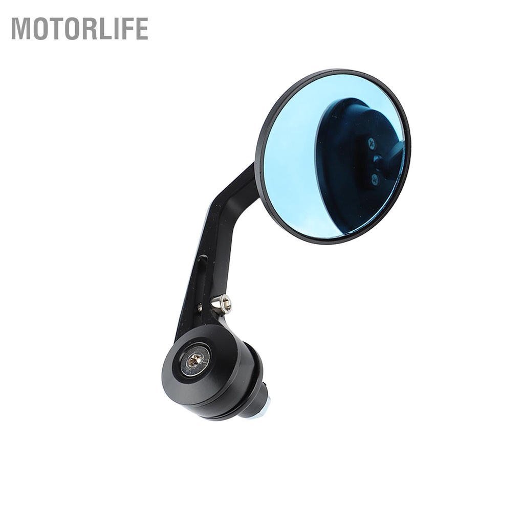 Motorlife Cặp Gương Chiếu Hậu Xe Máy Góc Nhìn Rộng Hợp Kim Nhôm Tay Lái Đa Năng Cho