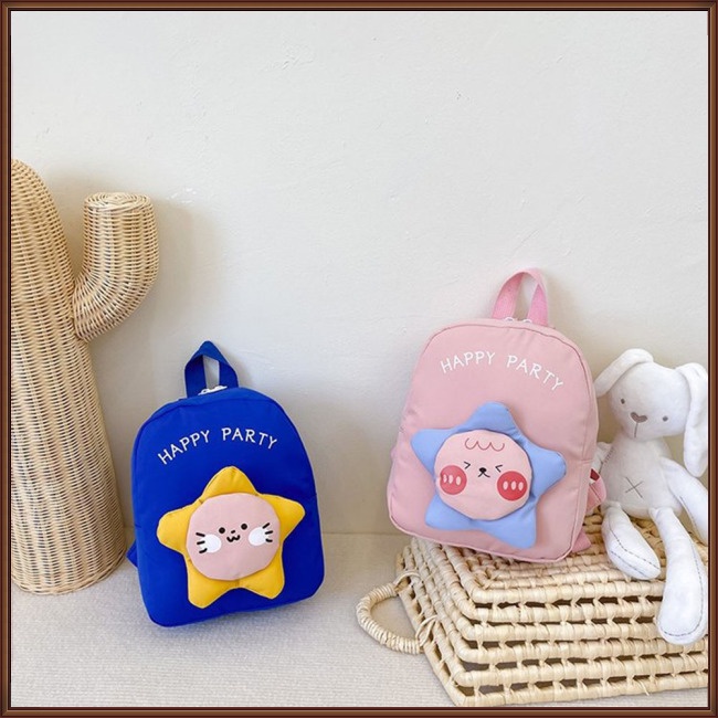 Balo Đi Học Có Khóa Kéo Họa Tiết Hoạt Hình Dễ Thương Cho Trẻ Mẫu Giáo