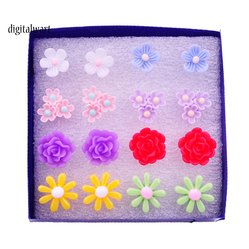 Kỹ Thuật Số| Set 8 / 6 Cặp Khuyên Tai Nữ Thời Trang