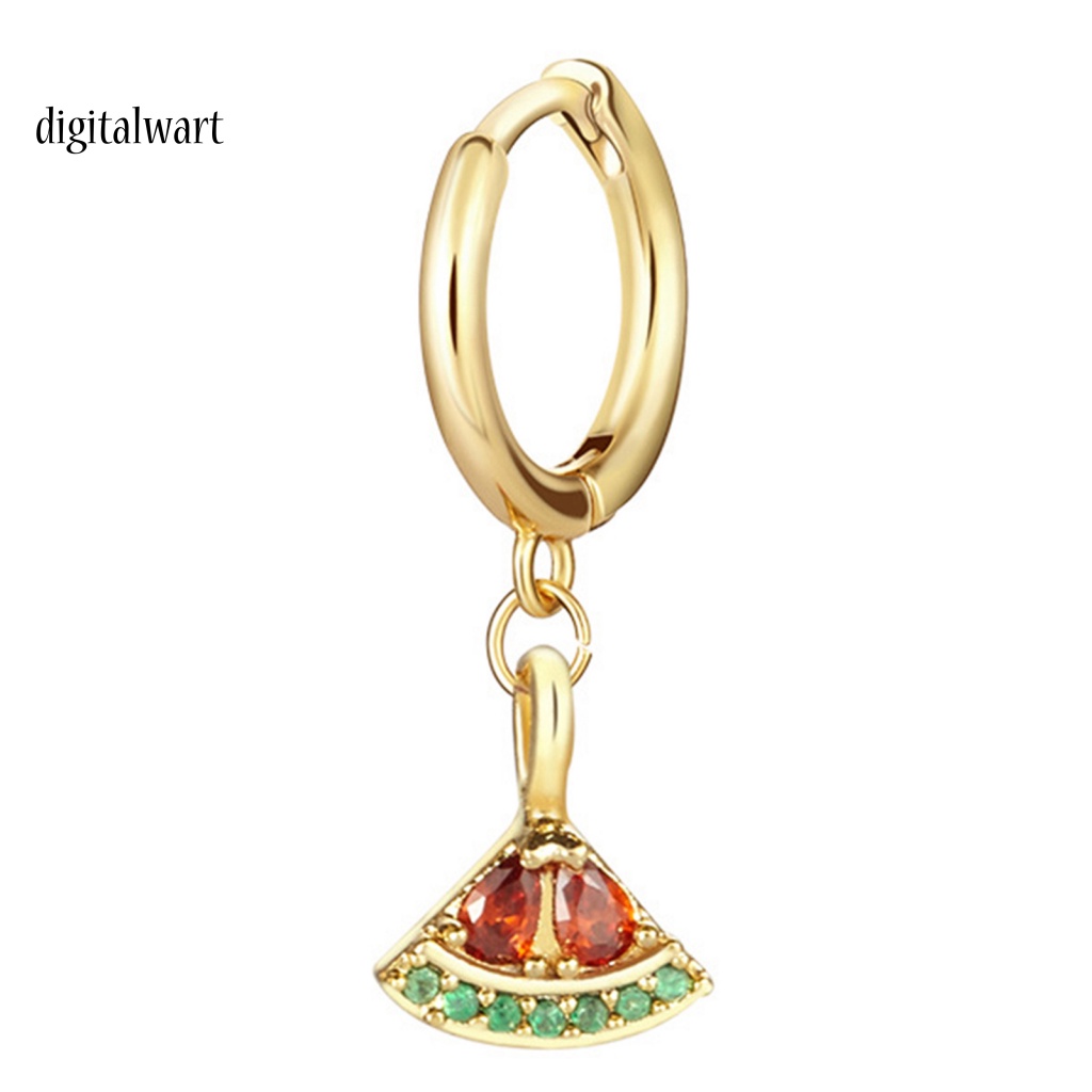 Kỹ Thuật Số| 1 Khuyên Tai Vòng Lủng Lẳng Đính Đá Hình Chùm Nho Nhiều Màu Trang Sức Hằng