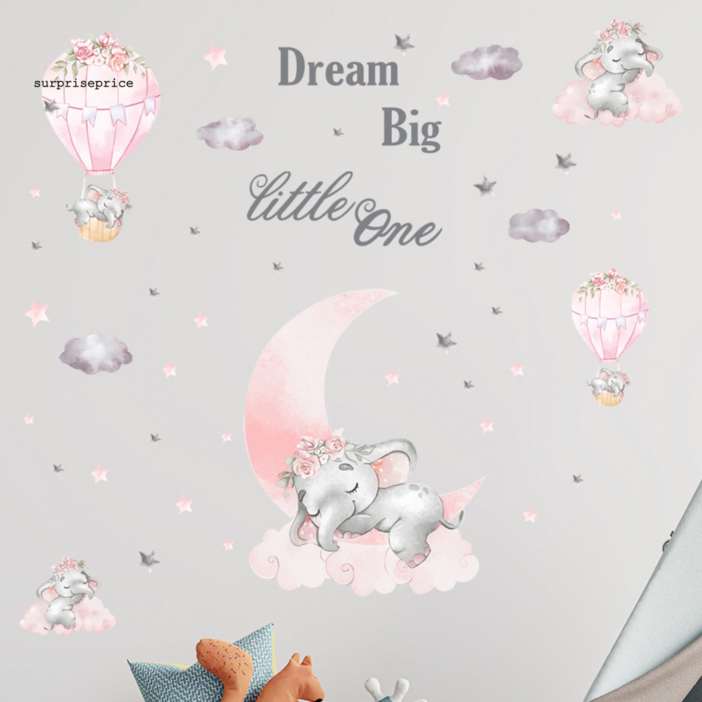 Set 2 Sticker Dán Tường PVC Họa Tiết Hoạt Hình Dễ Thương Bắt Mắt