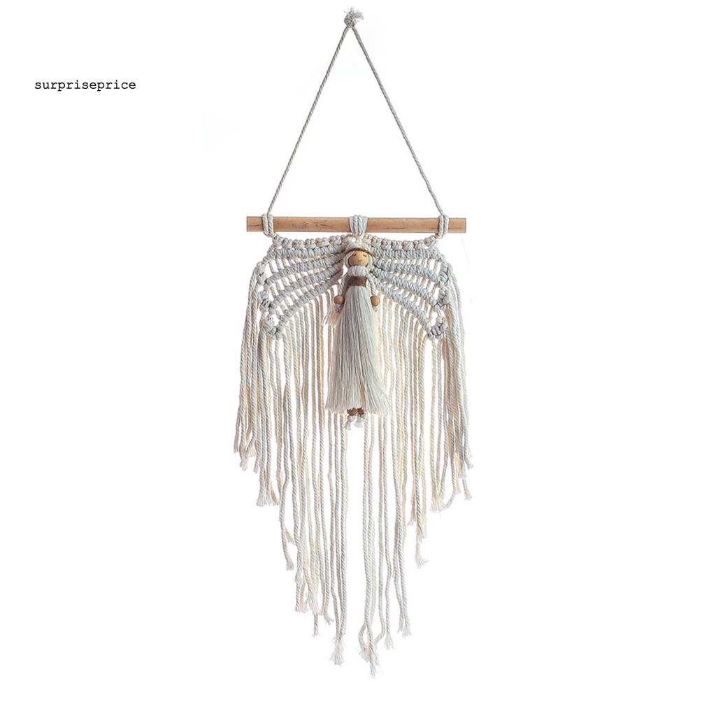 Thảm Dệt Sợi Cotton Thiết Kế Thiên Thần SPA Sành Điệu Trang Trí Phòng Trẻ Em