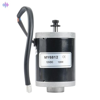 Động Cơ Chổi Than MY6812 12V 120W Tốc Độ Cao Kèm Đai Ốc Dành Cho Xe Scooter Điện