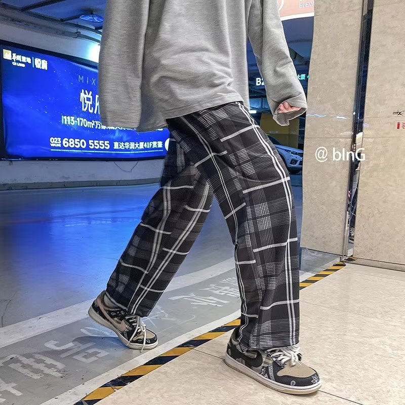Quần Dài Dáng Rộng Phong Cách Nhật Bản Thời Trang Mùa Hè Cho Nam