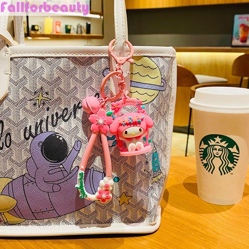 Fallforbeauty Móc Chìa Khóa Họa Tiết Hoạt Hình My Melody Kiểu Hàn Quốc Dễ Thương