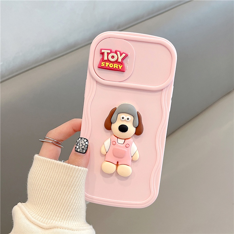 Ốp Điện Thoại Họa Tiết Chú Chó Hoạt Hình Dễ Thương Cho IPhone 14 13 12 11 Pro Max