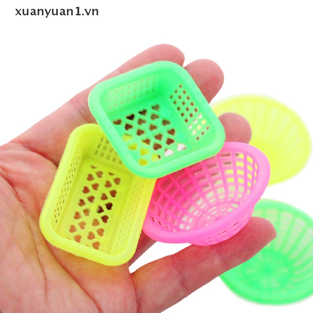 Set 3 Rổ Đựng Trái Cây / Rau Củ Quả 1: 12 Trang Trí Nhà Búp Bê