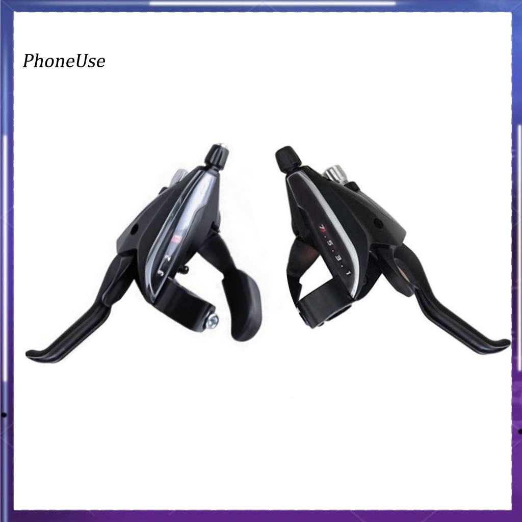 Bộ 2 Cùi Đề Xe Đạp Leo Núi EF65-7 3x7 Tốc Độ Chính Xác Bằng PU Cho MTB