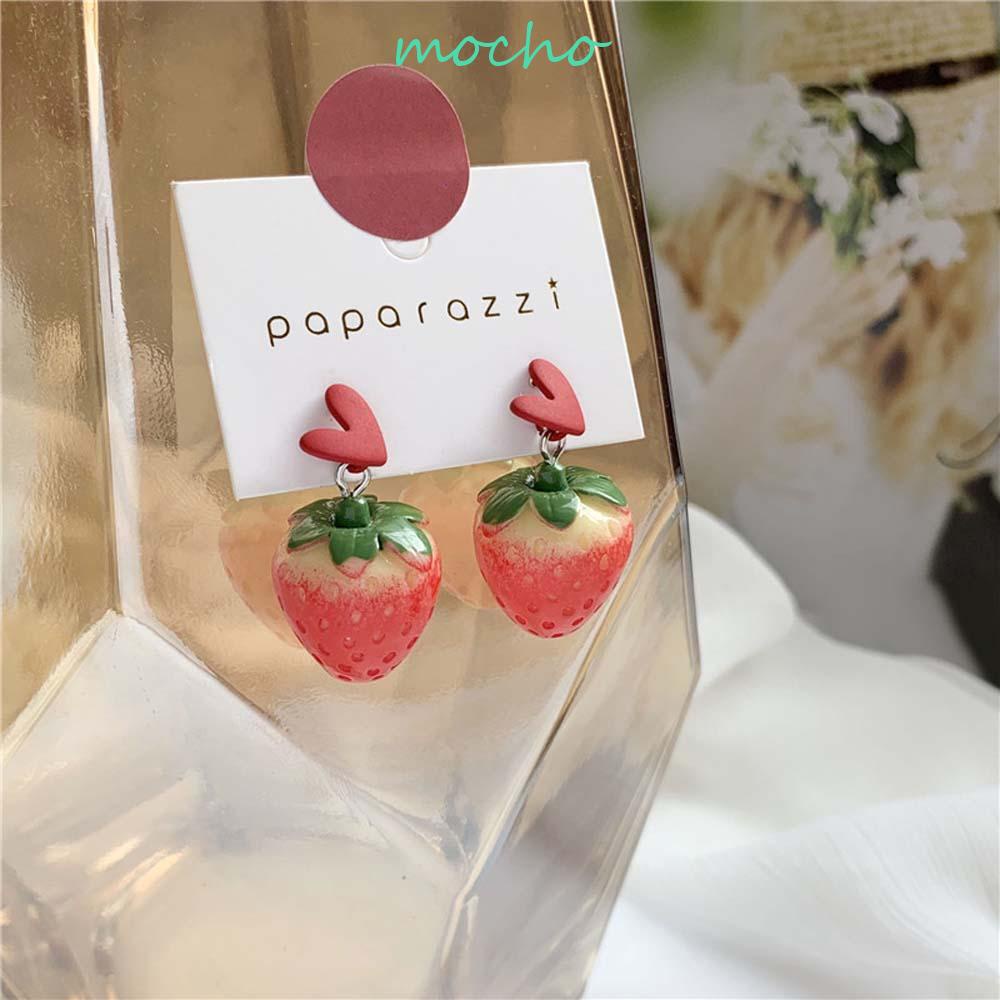 Bông Tai Hình Trái Tim Dễ Thương Ngọt Ngào Cho Nữ