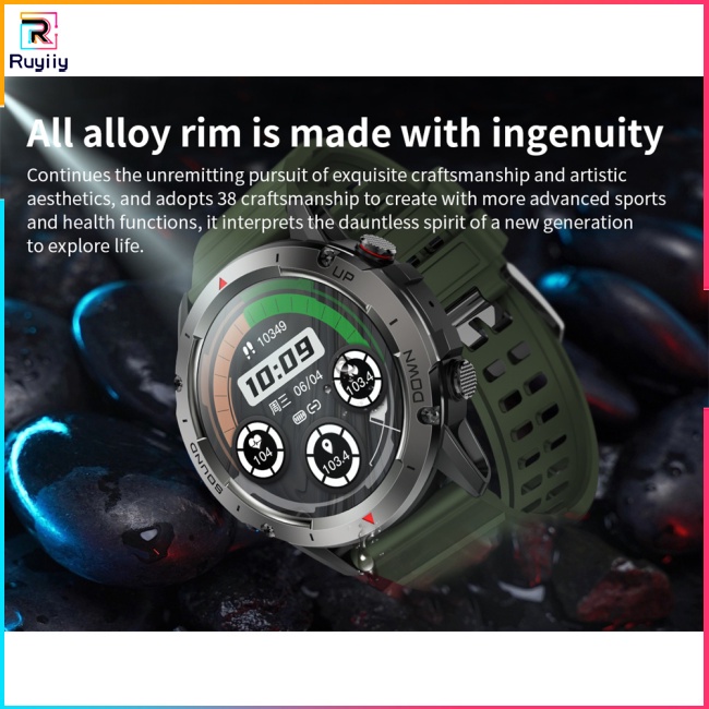 Đồng Hồ Thông Minh Nx9 Bluetooth Có Nam Châm Màn Hình 1.39-inch Sạc Được