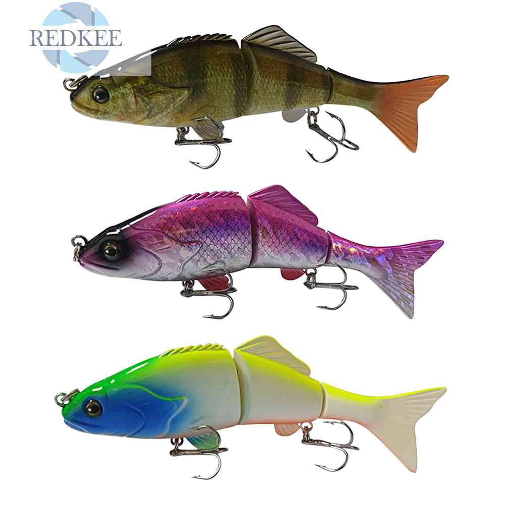 Mồi Câu Cá Giả Cứng 3 Đoạn 15cm 50g Nhiều Khớp Nối