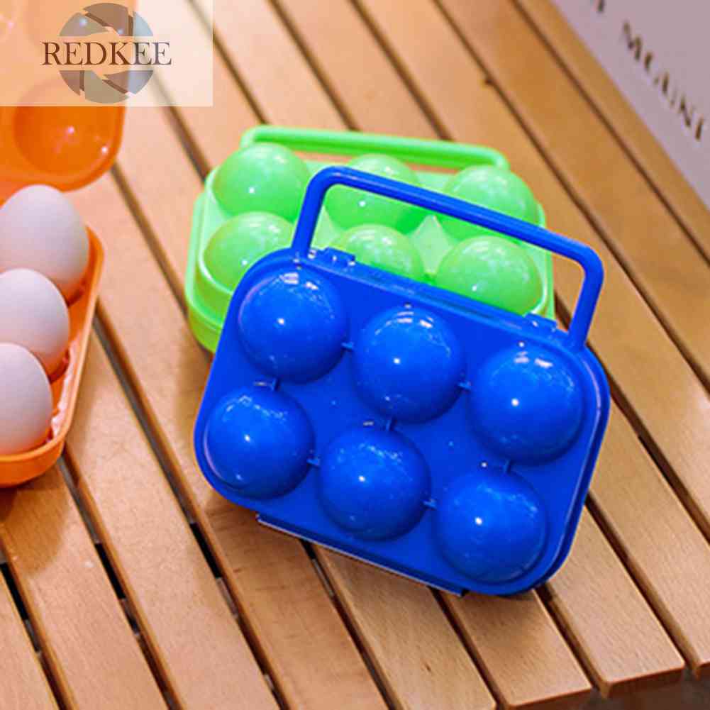 Hộp Đựng Trứng 6 Ngăn Chống Sốc Tiện Dụng Khi Đi Cắm Trại Ốp