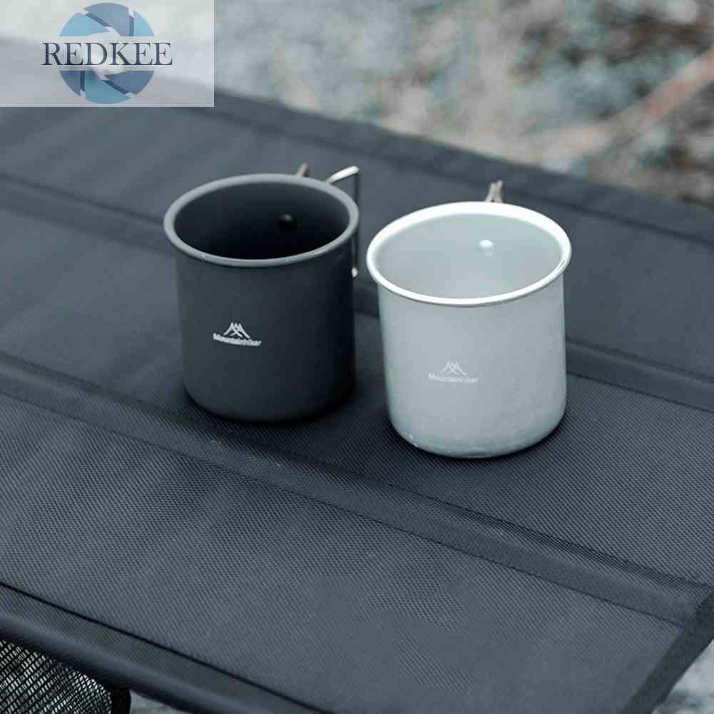 Cốc Uống Nước Bằng Nhôm Dung Tích 300ml Tiện Dụng Mang Theo Du Lịch Leo Núi